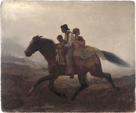 Eastman Johnson, The Ride for Liberty-The Fugitive Slaves